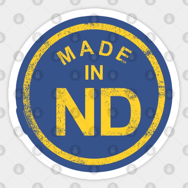 MADE IN NORTH DAKOTA Sticker by LILNAYSHUNZ